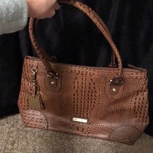 Etienne Aigner Alligator Print Purse